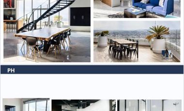 PENTHOUSE AMUEBLADO EN RENTA TORRE JV AVENIDA JUAREZ 185 M2