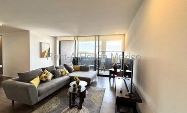 RENTA. Santa Fe Juriquilla - Departamento amueblado, 3 recámaras, amenidades