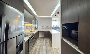 RENTA. Santa Fe Juriquilla - Departamento amueblado, 3 recámaras, amenidades