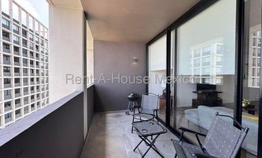 RENTA. Santa Fe Juriquilla - Departamento amueblado, 3 recámaras, amenidades