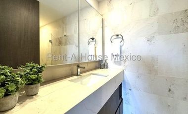 RENTA. Santa Fe Juriquilla - Departamento amueblado, 3 recámaras, amenidades