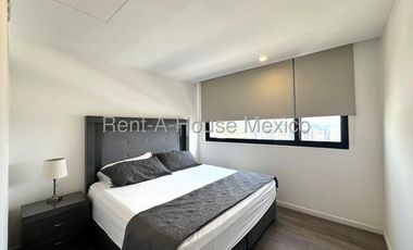 RENTA. Santa Fe Juriquilla - Departamento amueblado, 3 recámaras, amenidades