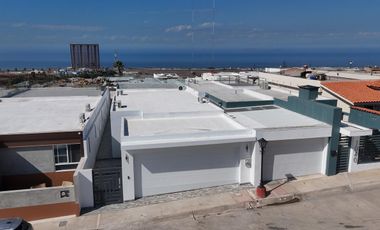 Casa nueva en venta Rancho del Mar en Rosarito con vista al mar