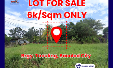 Lot only at Taculing Bacolod City