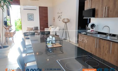 Casa en venta de 3 recámaras  amueblada muy cerca de playa de Chelem Yucatán