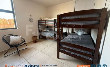 Casa en venta de 3 recámaras  amueblada muy cerca de playa de Chelem Yucatán