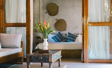 Two private luxury villas in El Nido for sale with pools, profitable business, walking distance to Nacpan Beach