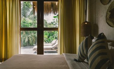 Two private luxury villas in El Nido for sale with pools, profitable business, walking distance to Nacpan Beach