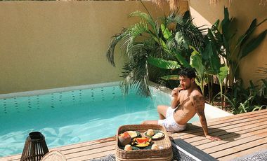 Two private luxury villas in El Nido for sale with pools, profitable business, walking distance to Nacpan Beach