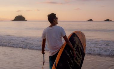 Two private luxury villas in El Nido for sale with pools, profitable business, walking distance to Nacpan Beach