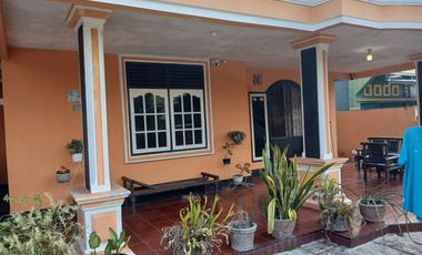 DIJUAL RUMAH BONUS BEDENG 4 PINTU JALAN SUKAKARYA II SAKO PALEMBANG