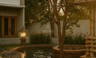 10 Menit dari Kampus UPI Setiabudi, dijual Rumah Gaya American Classic Bonus Kolam Renang di Sersan Bajuri Cihideung Lembang