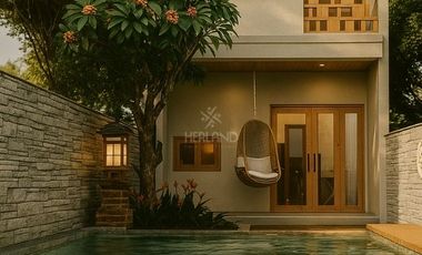 10 Menit dari Kampus UPI Setiabudi, dijual Rumah Gaya American Classic Bonus Kolam Renang di Sersan Bajuri Cihideung Lembang