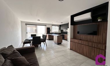 Se renta departamento amueblado a 5 min de Juriquilla (Privalia) vig. 24/7 2 estacionamientos!!