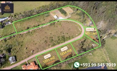 Venta Lote, Otavalo Quichinche Llollahue 1.207 m2
