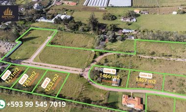 Venta Lote, Otavalo Quichinche Llollahue 1.207 m2