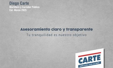 Departamento En Venta En Morón Con Patio