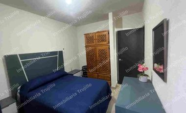 RENTO DEPARTAMENTO AMUEBLADO EN EL PONIENTE DE VERACRUZ, AUN LADO DE DREAMS LAGOONS