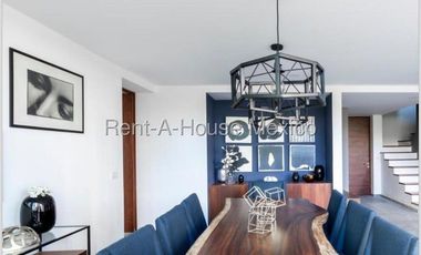 Departamento amueblado en planta baja, 3 recámaras, RENTA - Santa Fe Juriquilla