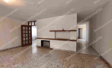 VENTA DE CASA ZONA CENTRO SALTILLO, COAH. DE UNA SOLA PLANTA