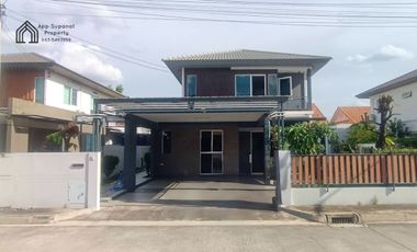 Two-storey detached house for sale, Soi Wat Suthi, Ban Krot Subdistrict, Bang Pa-in District, Phra Nakhon Si Ayutthaya Province