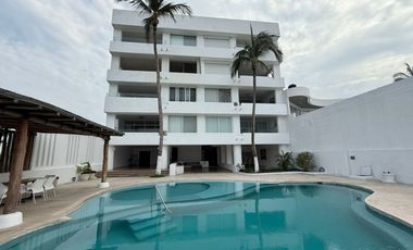 Departamento en Venta amueblado Frente al Mar en Manzanillo