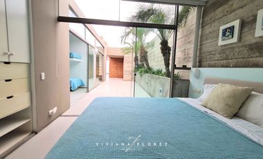 Alquiler casa en Playa La Escondida , Asia. Vista directa al Mar, con piscina