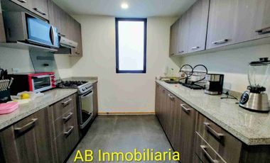 Departamento amueblado en renta, Cuajimalpa, Santa Fe, CdMx