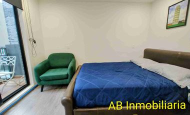 Departamento amueblado en renta, Cuajimalpa, Santa Fe, CdMx