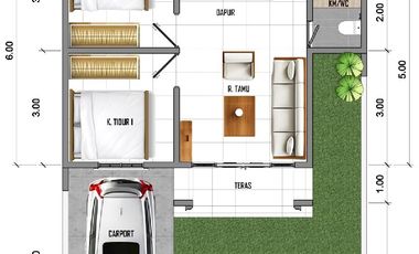 Rumah 1 Lantai Murah Purworejo 15 Menit Dari Bandara YIA