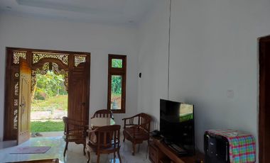 RUMAH SEMI ETNIK MODERN LOKASI KAWASAN WISATA BOROBUDUR MAGELANG