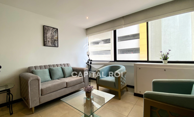 Suite amoblada en alquiler, Torres Bellini I-II, Puerto Santa Ana.