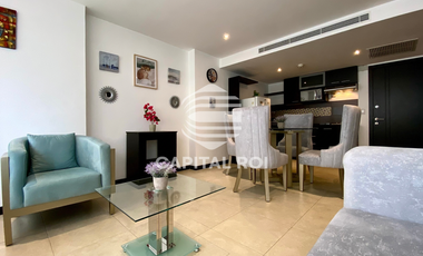 Suite amoblada en alquiler, Torres Bellini I-II, Puerto Santa Ana.