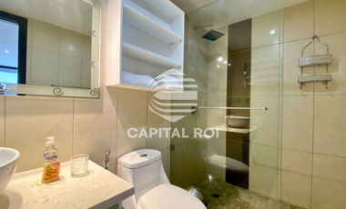 Suite amoblada en alquiler, Torres Bellini I-II, Puerto Santa Ana.