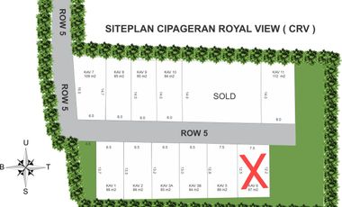 Dijual Cepat Rumah 2lantai di cipageran cimahi dkt Tol Baros sdh shm