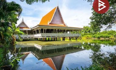 ขายบ้านเรือนไทยไม้สักและหอประชุม เนื้อที่ 44 ไร่ 36 ตร.วา บ้านหมี่ ลพบุรี