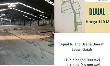 Prime Industrial Property for Sale: Former Factory Land & Building in Leuwigajah, Bandung