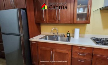 Departamento en renta | Amueblado con 2 recámaras | Fraccionamiento Playa Ensenada