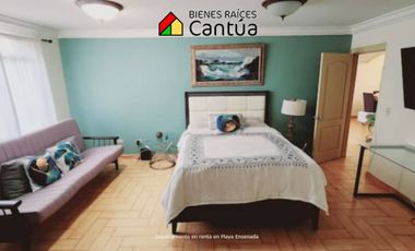 Departamento en renta | Amueblado con 2 recámaras | Fraccionamiento Playa Ensenada