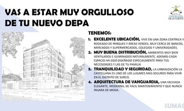 ¡Tu nuevo hogar te espera! Santiago de Surco Departamentos en venta