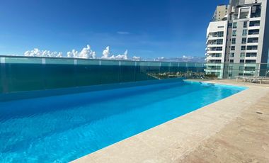 Penthouse de lujo con piscina privada y vista 360° al mar, ciudad antigua, bahia en Bocagrande, Cartagena.