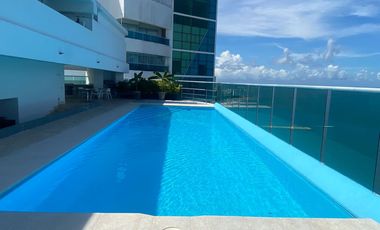 Penthouse de lujo con piscina privada y vista 360° al mar, ciudad antigua, bahia en Bocagrande, Cartagena.