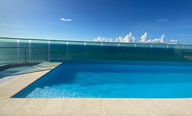 Penthouse de lujo con piscina privada y vista 360° al mar, ciudad antigua, bahia en Bocagrande, Cartagena.