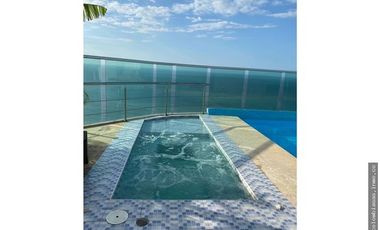 Penthouse de lujo con piscina privada y vista 360° al mar, ciudad antigua, bahia en Bocagrande, Cartagena.