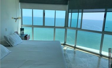 Penthouse de lujo con piscina privada y vista 360° al mar, ciudad antigua, bahia en Bocagrande, Cartagena.