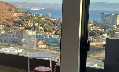 Departamento en renta | Terraza con vista al mar | Pedregal Playitas, Ensenada