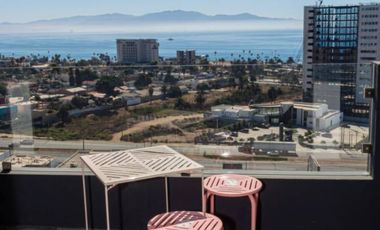 Departamento en renta | Terraza con vista al mar | Pedregal Playitas, Ensenada
