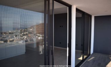 Departamento en renta | Terraza con vista al mar | Pedregal Playitas, Ensenada