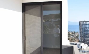 Departamento en renta | Terraza con vista al mar | Pedregal Playitas, Ensenada