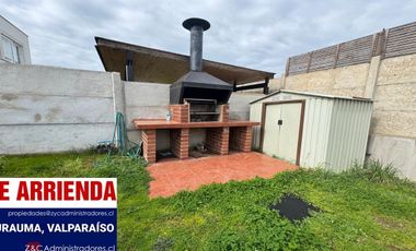 SE ARRIENDA CASA EN EXCLUSIVO CONDOMINIO, CURAUMA